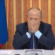 Imagen para el artículo titulado Putin estalla de risa después de que su ministro de agricultura sugiriera exportar cerdo a Indonesia, país musulmán